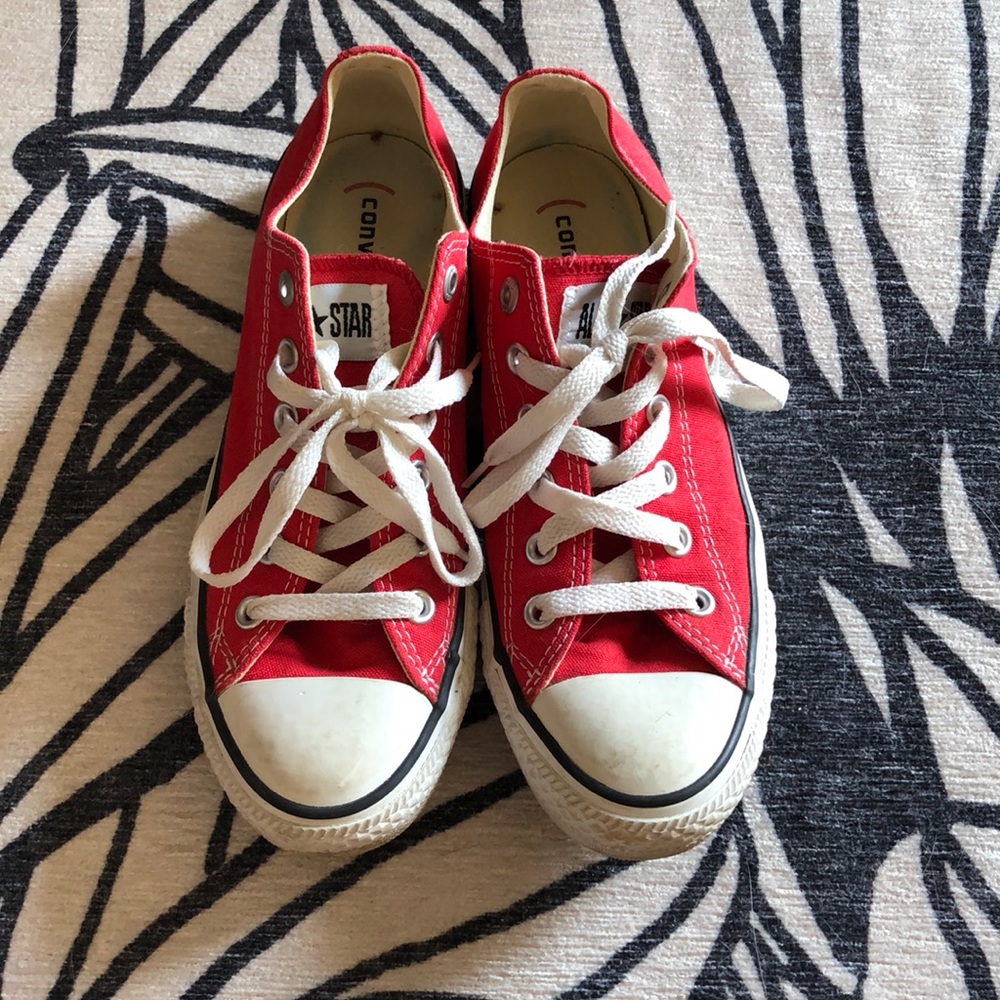 Red Low Top Converse